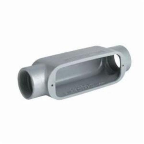 OC-8Killark® Duraloy® 5 OC-8 O Series Type-C Conduit Body With Cover and Gasket, 3 in Hub, 181 cu-in Capacity, Aluminum, Powder Coated