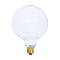 S3003SATCO® S3003 Decorative Dimmable Globe Incandescent Lamp, 100 W, E26 Medium Incandescent Lamp, G40 Shape, 1.05 Lumens Initial