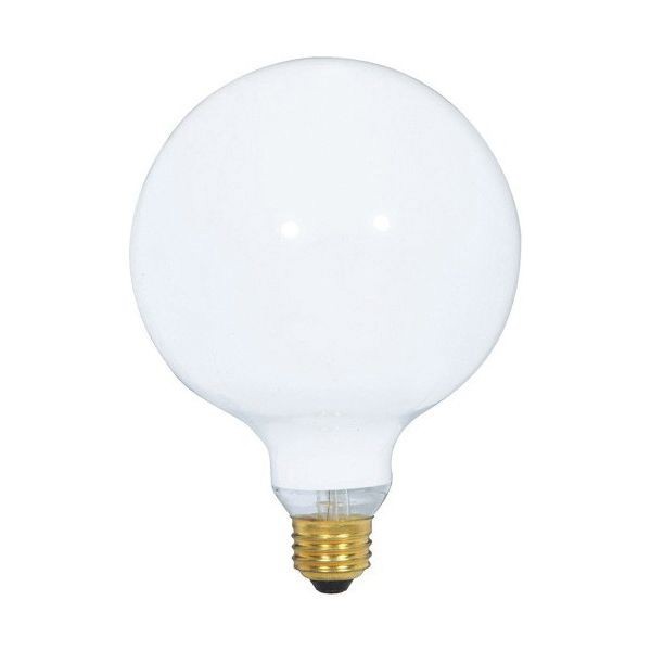 S3003SATCO® S3003 Decorative Dimmable Globe Incandescent Lamp, 100 W, E26 Medium Incandescent Lamp, G40 Shape, 1.05 Lumens Initial