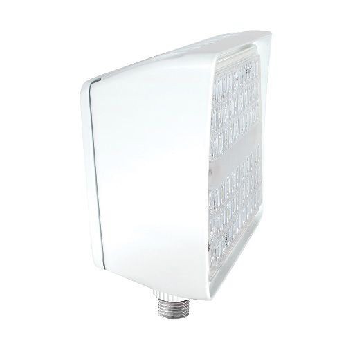 RAB PIP20W/D10 Standard Floodlight, LED Lamp, 20 W Fixture, 120 to 277 VAC, White Housing