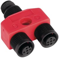 879D-F4DMAllen-Bradley, 879D-F4DM, Splitter - Two 4-pin female DC Micro to one 4-pin DC Micro, Standard Wiring