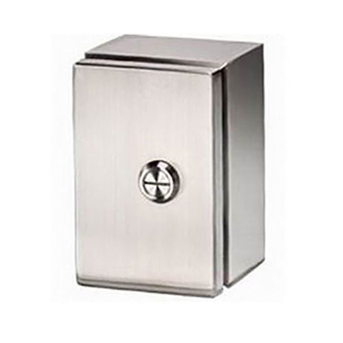 8018156Rittal 8018156 JB Series 1-Door Junction Box, 11.8 in H x 9.8 in W x 5.9 in D, Hinged Cover, NEMA 1/12/3R/4X/IP66 NEMA Rating, 316 Stainless Steel