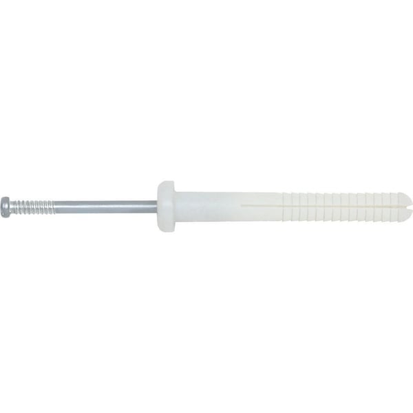 02521-PWRDeWALT® 02521-PWR Hammer Drive Pin Anchor, 1/4 in Dia, 1 in OAL, Nylon Body Shell, Carbon Steel Pin, Round Head
