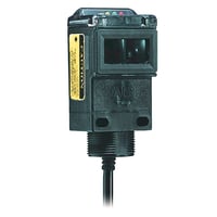 Allen-Bradley 42GRC-9200-QD Photoelectric Sensor, Series 9000, Clear Object Detection, Visible RedLED, Selectable Light Operate - Dark Operate, PNP or NPN Output, Adjustable Sensitivity, 1.2 m Sensing Range, 4-pin DC Micro (M12)Integral QD.