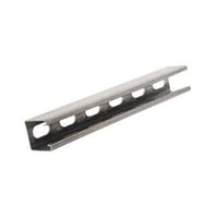 C22SH-120GLVB-Line C22SH-120GLV Commercial Grade Strut Channel, 9/16 x 1-1/8 in Slots, 2 in Slot Spacing, 12 ga THK, 120 in L