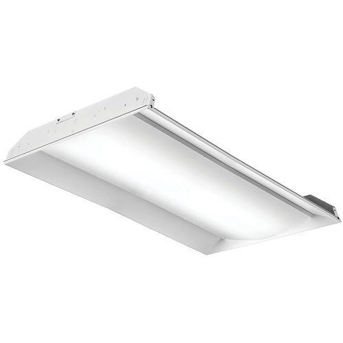 2FSL4 40L EZ1 LP850Lithonia Lighting® 2FSL4 40L EZ1 LP850 Rectangular Traditional Indoor Troffer, Static LED Lamp, 120 to 277 VAC, Steel Housing