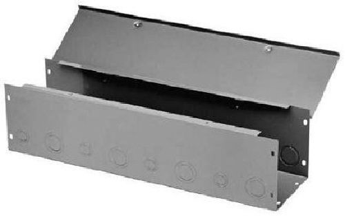 nVent HOFFMAN F66G12 Straight Section Lay-In Wireway Without Knockouts, 12 in L x 6 in W x 6 in H, Removable Hinged Cover