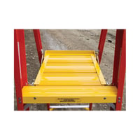 PD6208WERNER® PD6206 PD6200 Podium Ladder, 8 ft Ladder, 300 lb Load, 6 Steps, Type IA, Fiberglass