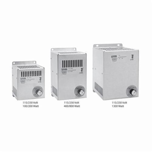 DAH2002AnVent HOFFMAN DAH Electric Heater, 400 W, 115 VAC, 3.72 A, 0 - 100 deg F