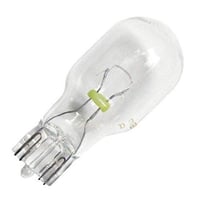 GE 927 Miniature Incandescent Lamp, T5, 7 W, 6 V, 101 Lumens, 1 1/2 in L x 2.1 in W