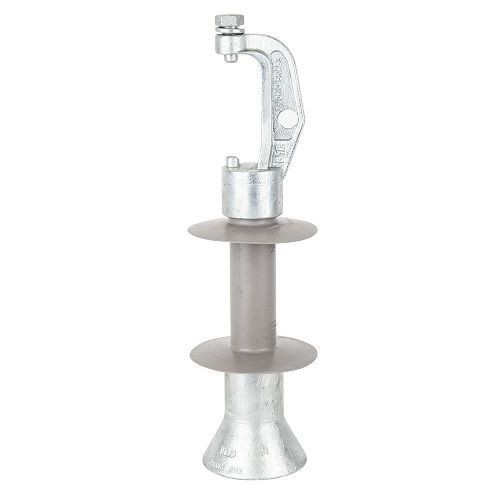 80S015-0109HUBBELL® Ohio Brass 80S0150109 Line Post Insulator, 15 kV, Silicone & Rubber, Horizontal Clamptop