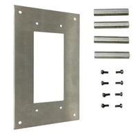 XMFMKITSiemens XMFMKIT Flush Mount Kit, For Use With Surge Protection Device, 1-Phase, -40 to 140 deg F Operating Temperature, Surface Mount, Wired Connection