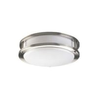 P7249-09EBWBProgress Lighting® P7249-09EBWB Bingo Flush Mount Lighting, (1) Circline Fluorescent Lamp, 120 VAC, Brushed Nickel Housing