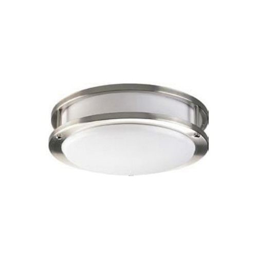 P7249-09EBWBProgress Lighting® P7249-09EBWB Bingo Flush Mount Lighting, (1) Circline Fluorescent Lamp, 120 VAC, Brushed Nickel Housing