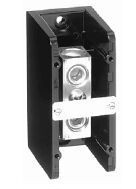 Allen-Bradley 1492-BE Power Distribution Block, 255 A, 1 Pole, 1 Conductor In, 1 Conductor Out, Al Connector, Panel Mounting