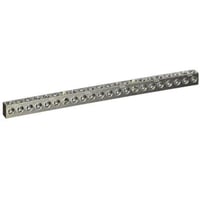 Siemens ECGB20 Ground Bar Kit, 12.9 in L, 14 to 4 AWG Aluminum/Copper Conductor, 20 Terminals, For Use With Legacy Load Center