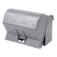 CKMURed Dot® Code Keeper® CKMU Medium Universal Weatherproof While-In-Use Cover, 3-1/4 in D, Die Cast Aluminum