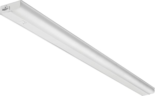 UCEL 48IN 30K 90CRI SWR WH M6Lithonia Lighting® UCEL 48IN 30K 90CRI SWR WH M6 Dimmable Economy Linkable Rectangular Under Cabinet Light With White Rocker Switch, Static LED Lamp, 120 VAC, Gloss White Housing