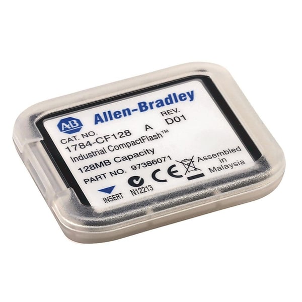1784-CF128Allen-Bradley, 1784-CF128, Logic 556x Industrial Compactflash Card 128Mb