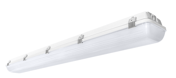 SEAL4-50N/D10RAB SEAL4-50/D10 Washdown Fixture With 0 to 10 VDC Dimming Driver,) LED Lamp, 49 W Fixture, 120/208/240/277 VAC, White Housing