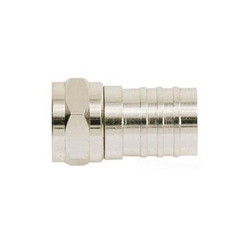 IDEAL 85-017 Crimp Plug, RG-6 Cable, Female Connector