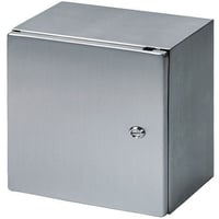 8017610Rittal 8017610 WM Series 1-Door Compact Enclosure, 16 in W x 5.9 in D, NEMA 4X NEMA Rating, 304 Stainless Steel