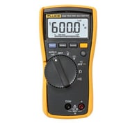 Fluke® FLUKE-114 Compact Digital Multimeter, 600 VDC/VAC, 40 MOhm Measuring, 6/60/600 VAC/VDC, 0.1 Ohm to 40 MOhm, Digital Display