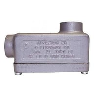 Appleton® UNILETS® ERLB75 LB-Style Dust-Ignitionproof Explosionproof Conduit Outlet Box With Cover, 3/4 in, Triple Coated