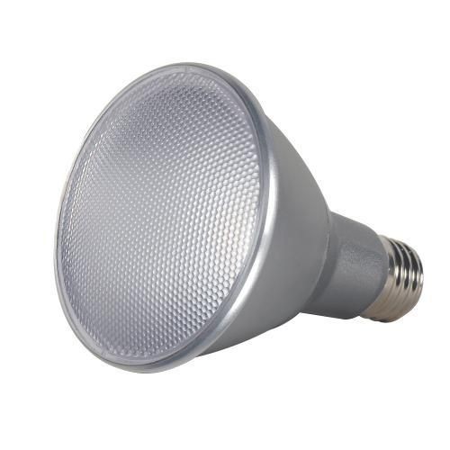 SATCO® S9430 LED Reflective Lamp, 13 W, 75 W Incandescent Equivalent, E26 Medium LED Lamp, PAR30LN Shape, 525 Lumens