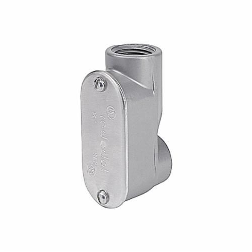 ASLB-5Red Dot® ASLB-5 Type LB Service Entrance Body With Cover, Gasket, (2) 1-1/2 in Hub, Die Cast Aluminum, Lacquered