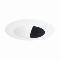 446-WHJuno® 446 Adjustable Line Voltage Scoop Trim With GU10 Base, 5 in OD, Halogen Lamp