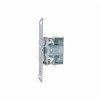 524RACO® 524 Gangable Switch Box, Steel, 12.5 cu-in Capacity, 1 Gangs, 1 Outlets, 7 Knockouts, 2.2 in H x 7 in W x 2.5 in D