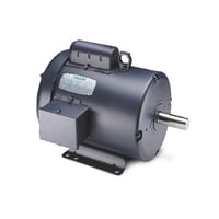 LEESON® 110009.00 6-Pole Continuous Duty AC Motor, Totally Enclosed Fan Cooled Enclosure, 0.33 hp, 115/208 to 230 VAC, 60 Hz, 1 ph Phase, 56 Frame, 1140 rpm Speed, Rigid Base Mount