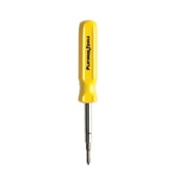 19001CPlatinum Tools® 19001C 6-in-1 Screwdriver, 6 Pieces, Ergonomic Handle, S2 Alloy Steel/Plastic