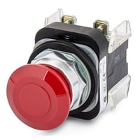 800T-FXJ6D4Allen-Bradley, Push Button, 30.5 mm, Push-Pull, Jumbo Mushroom, 600 Volts, 1NC, 10 Ampere