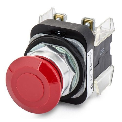 800T-FXJ6D4Allen-Bradley, Push Button, 30.5 mm, Push-Pull, Jumbo Mushroom, 600 Volts, 1NC, 10 Ampere