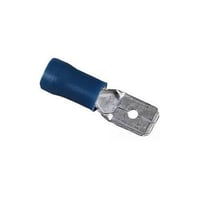 IDEAL® 83-9981 Insulated Male Vinyl Terminal Disconnect, 16 to 14 AWG, Tin Plated Brass