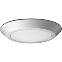 62/1162NUVO® by SATCO 62/1162 Signature Close-to-Ceiling Contemporary Dimmable Flush Mount Fixture, (1) LED Lamp, 120 VAC, Brushed Nickel Housing