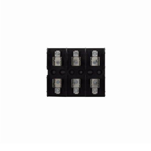 J60030-3CRBussmann® J60030-3CR Fuse Block, 600 VAC/VDC, 0.5 to 30 A, 14 to 2/8 to 2 AWG Wire, 3 Poles