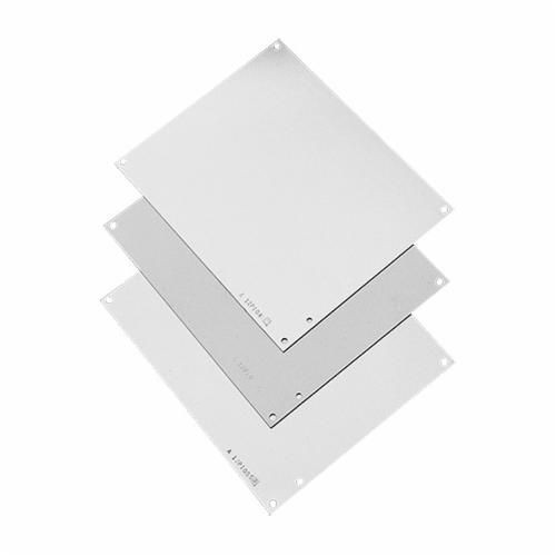 A12P10SSnVent HOFFMAN A14P8 Enclosure Panel, 6.88 in W x 12-3/4 in H, Steel, White