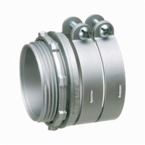 L429Arlington L427 2-Screw Cable Connector With Round End Stop, 3 in Trade, 2-1/2 in Knockout, 2.77 to 2.95 in Cable Openings, Die Cast Zinc