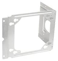 B-Line BB4-4 Box Support Bracket, 4 x 4-11/16 in Box, Wall Mount, Steel, Pre-Galvanized