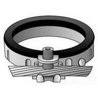 O-Z/Gedney BLG-1522 Specification Grade Ground Bushing, 1-1/2 in Trade, 8 AWG Wire Min, 2/0 AWG Wire Max, 2-1/4 in Dia, Malleable Iron