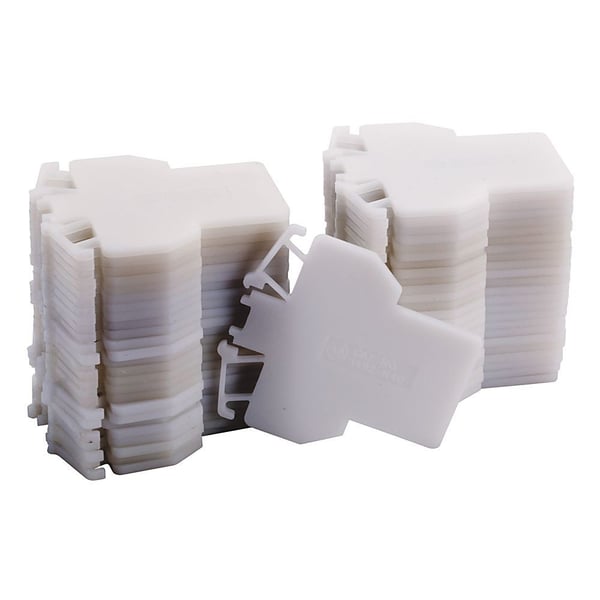 1492-N40Allen-Bradley 1492-N40 End Barrier for Double Circuit High Density Block, White