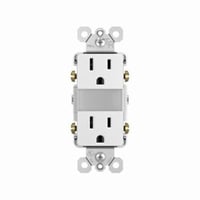 NTL885TRWCC6Pass & Seymour® Radiant® NTL885TRWCC6 Night Light, 15 A, 125 VAC, 2 Poles, 3 Wires, 14 to 12 AWG Wire
