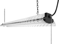 DPSL 48IN 40K 80CRI CHRLithonia Lighting® DPSL 48IN 40K 80CRI CHR Dimmable Linkable High Performance Diamond Plate Shoplight, (2) Static LED Lamp, 40 W Fixture, 120 VAC, Chrome Housing