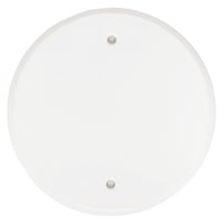 40430Mulberry 40430 Flat Canopy Gang Box Cover, 5 in Dia, 1/4 in D, Blank Cover, Steel