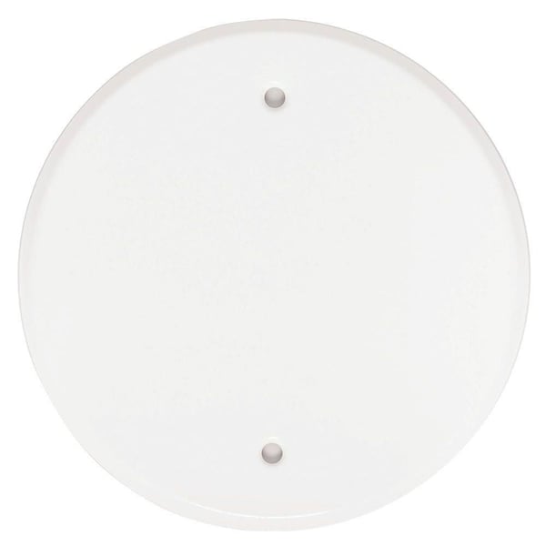 40430Mulberry 40430 Flat Canopy Gang Box Cover, 5 in Dia, 1/4 in D, Blank Cover, Steel