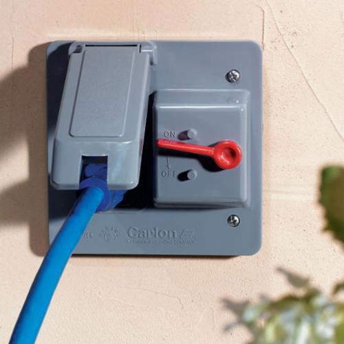 E9G2DSN-CARCarlon® E9G2DSN-CAR Non-Metallic Weatherproof Box Cover