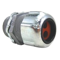 T&B® 2520 Ranger® Liquidtight Strain Relief Cord Connector, 1/2 in Trade, 1/8 to 1/4 in Cable Openings, Die Cast Zinc, Zinc Plated